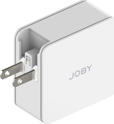 Karikues muri JOBY 42W Dual Output, USB C PD 30W, USB A 12W, i bardhë