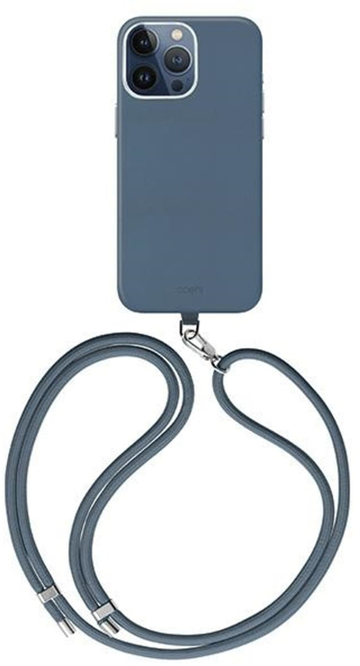Футрола за телефон Uniq Coehl Muse iPhone 15 Pro 6.1", со MagSafe, сина сафир