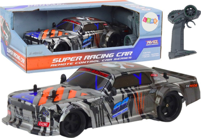 Makine me telekomandë Super Racing Car, 1:18, 2.4GHz, gri sportive