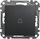 Buton zileje Schneider Electric Sedna Design, 1-polësh, anthracite, i zi