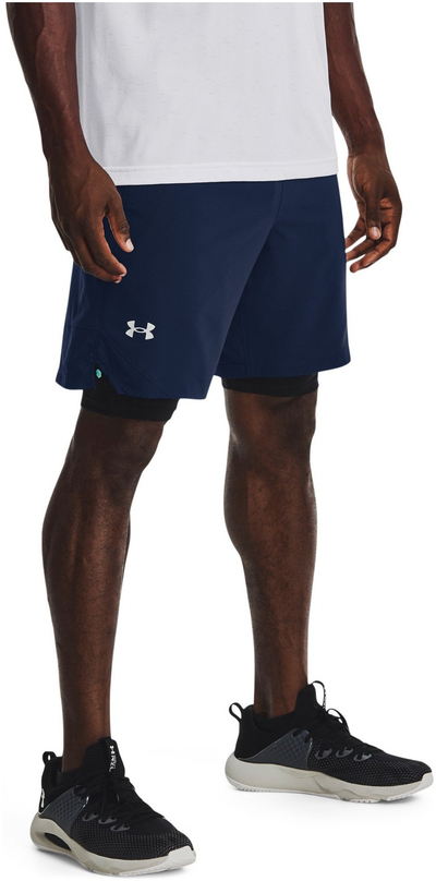 Pantallona të shkurtra vrapimi Under Armour Vanish Woven 8", për meshkuj, blu