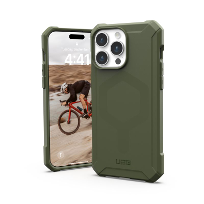 Mbulesë telefoni UAG Essential Armor me MagSafe për iPhone 15 Pro Max, Olive Drab