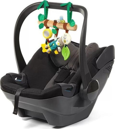 Lodër edukative varëse karroce BabyOno Teddy Gardener, me hark, shumëngjyrëshe
