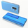 Futrollë Mocco Clear View Cover për Samsung Galaxy S23, plastike, blu