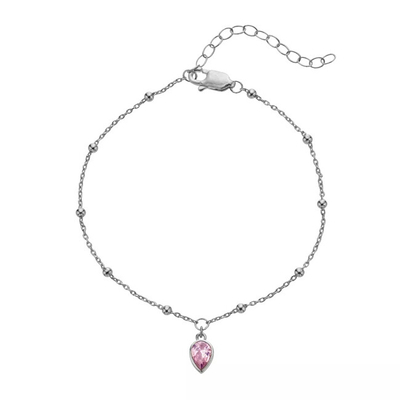 Byzylyk për femra Hot Diamonds SWB034, i argjendtë
