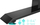 Tavolinë Ultradesk Atomic, 139x74 cm, e zezë
