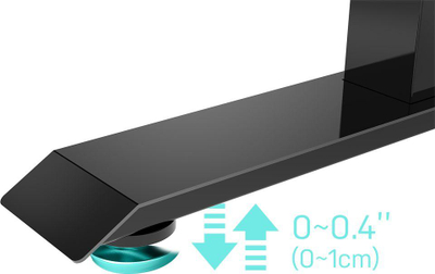 Tavolinë Ultradesk Atomic, 139x74 cm, e zezë