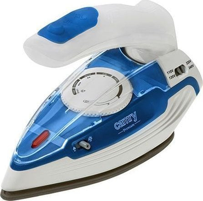 Hekur udhëtimi me avull Camry CR 5040, 1600W, rezervuar uji 80ml, blu bardhë