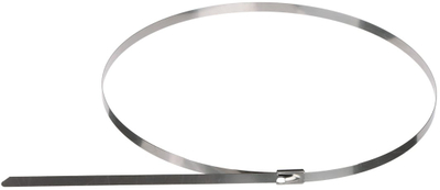 Lidhëse kabllosh Bradas TS1446520, çelik inox, 520mm, set 25 copë, argjendtë