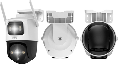 Kamerë sigurie IMOU Cruiser, 10MP, WiFi, dy lente 5+5MP, e bardhë