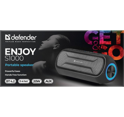 Altoparlant Bluetooth Bluetooth S1000 20W BT/FM/AUX LIGHTS