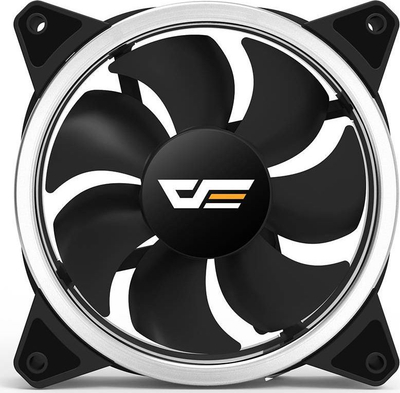 Set ventilatorësh Darkflash DR12 Pro, 5x120mm, RGB me hub dhe telekomandë, të zinj