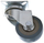 Rrotë karroce Stelrad Trolley Wheel D50 33050, diametër 50mm, me pllakë montimi, gri