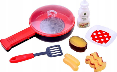 Set lojrash kuzhine ZABAWKI Kitchen Set ZA2636, tigan me tinguj dhe dritë, lodër për kalamaj, shumëngjyrësh