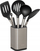 Set veglash kuzhine me enë inox, 5 copë, çelik inox, argjendtë
