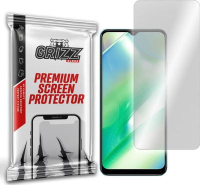 Xham mbrojtës GrizzGlass Hybrid Glass për Realme C33, transparent