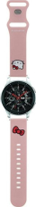 Rrip universal për smartwatch Hello Kitty Hkuwlschblp, silikon, madhësia S, rozë
