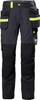 Pantallona pune Helly Hansen Oxford 4X Stretch, me xhepa të varur, përforcime te gjuri, gri e errët me të zezë