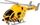Helikopter lodër Lean Toys Rescue Helicopter, ambulancë me drita, me zë, i verdhë