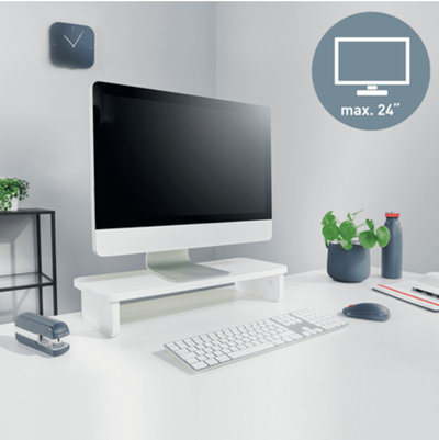 Mbajtëse monitori Leitz Ergo, ergonomike, për tavolinë, gri