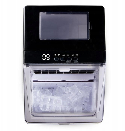 Prodhues akulli Domo DO9301IB Ice Cube, 20kg/24h, rezervuar 3.2L, inoks argjendtë