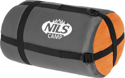 Thes gjumi Nils Camp, 175x75 cm, L, i hirtë/portokalltë