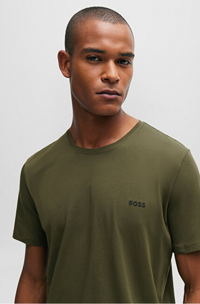 Maicë për meshkuj HUGO BOSS Regular Fit, e gjelbër