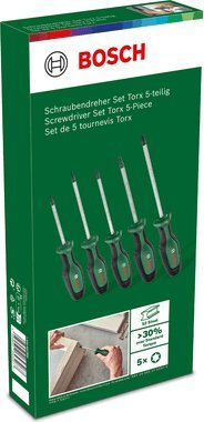 Set kaçavidash Bosch 1600A02BX6, Torx, 5 copa, shumëngjyrëshe