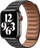 Rrip dore Strado për Apple Watch Series 7 45mm, lëkurë, universal, i zi