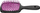 Furçë flokësh Janeke Superbrush Small, e sheshtë, 17.5 x 7 x 3 cm, e zezë