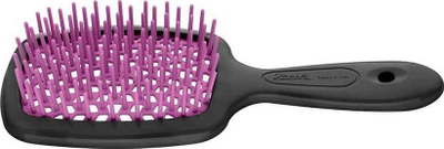 Furçë flokësh Janeke Superbrush Small, e sheshtë, 17.5 x 7 x 3 cm, e zezë