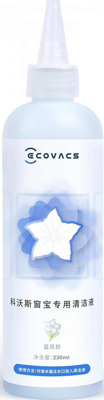 Zgjidhje pastruese Ecovacs Cleaning Solution, 230ml, aromë zymbyli, transparente