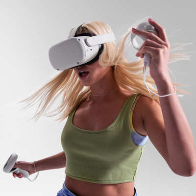 Очила VR META Quest 2, 128GB, 6GB RAM, бели