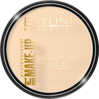 Pudër kompakte Eveline Art Make-up Anti-Shine Complex 30 Ivory, 14g