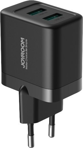 Karikues muri Joyroom JR-TCN01, 2xUSB-A, 12W 2.4A, i zi