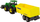 Set lodër traktor LEAN Toys Farm Tractor Set, me rimorkio, kovë lëvizëse, jeshil me të verdhë