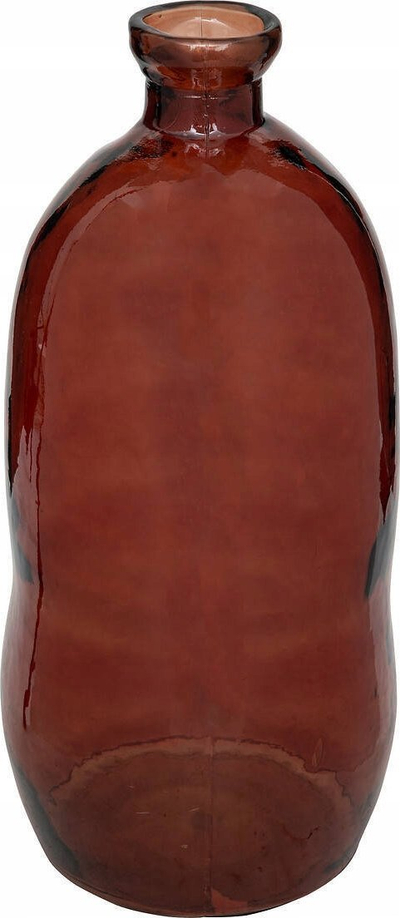 Vazo dekorative Atmosphera Amber, qelq i ricikluar, 73 cm, ngjyrë amber e kuqërremtë