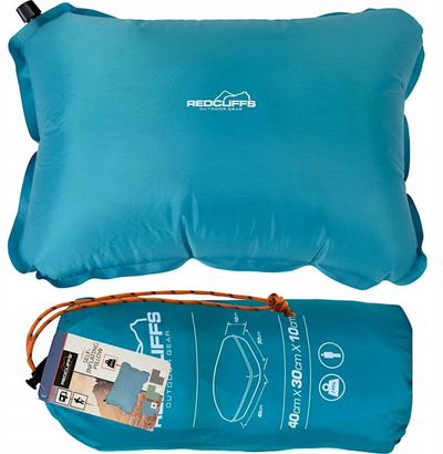 Jastëk udhëtimi Redcliffs self inflating, 40x30cm, blu