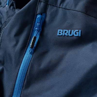 Xhaketë burrash Brugi 4ARR M 92800559367, poliestër, që s’e kap uji, e zezë