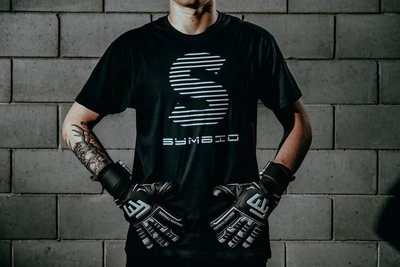 Голмански ракавици Symbio Black NC 11, Giga Grip, Negative Cut, црни
