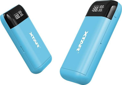 Karikues baterish XTAR PB2SL PC2, 18W QC3.0, Type C, i kaltër