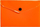 Dosje plastike B-fol PP Envelope A6, me kapëse Snap, neon portokalli