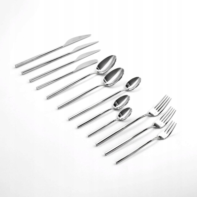 Set lugë pirun Verlo Cado, 24 copë, me tub, argjendi