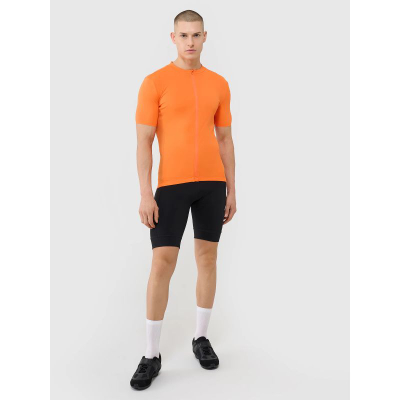 Pantallona çiklizmi për burra 4F SHORT TIGHTS FNK M030 me xhel nga brenda, me xhep anësor, të zeza