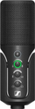 Set streaming Sennheiser Profile, mikrofon USB-C, krah i rregullueshëm, i zi