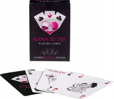 Карти за игра Tease &amp; Please Kamasutra Playing Cards, 54 карти, црна