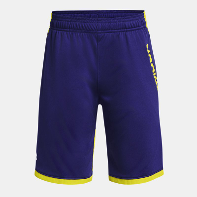 Shorce për fëmijë Under Armour Stunt 3.0, poliester, madhësia XL, blu Sonar dhe Starfruit