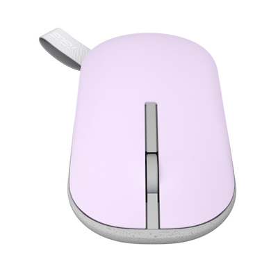 Maus ASUS MD100 Wireless, 1600 DPI, RF 2.4GHz + Bluetooth, rozë