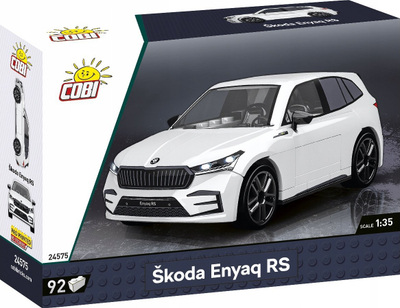 Maket veture Skoda ENYAQ RS COBI 24575, model koleksionues, dekorativ, shumëngjyrësh