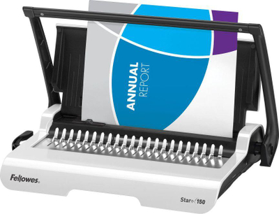 Makinë lidhëse me grepa Fellowes Star Plus 150, kapacitet 150 fletë, manuale, e bardhë gri